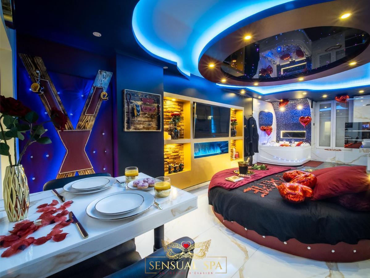 Sensual Spa- Love Room Jacuzzi Hammam Terrasse 南锡 外观 照片