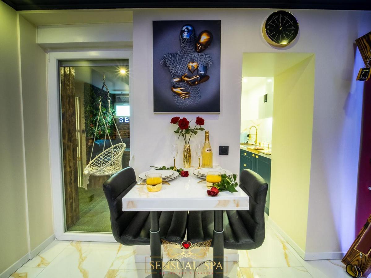 Sensual Spa- Love Room Jacuzzi Hammam Terrasse 南锡 外观 照片