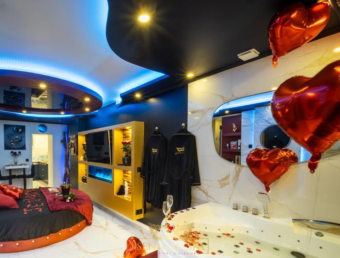 Sensual Spa- Love Room Jacuzzi Hammam Terrasse 南锡 外观 照片